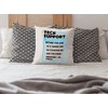 Funny IT Cushion Cover -Tech Support Checklist Funny Sysadmin Scatter