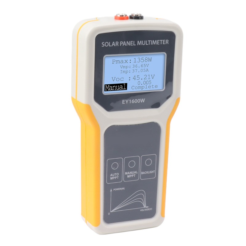 Solar Panel Tester Photovoltaic Multimeter EY1600W with Backlight MPPT Open