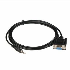 DB9 9 Pin Female to 3.5mm Male Plug Serial Cable RS232 to 1/8 inch Conversion DB9 Female to 3.5mm Male Jack Plug Audio Adapter Serial Data Cable