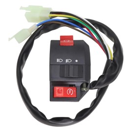 Autu Parts Left Handlebar Start ATV Kill Light Starter Switch Fit for 50cc 70cc 90cc 110cc 125cc