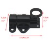 OZXNO Self-Closing Latches Spring Door Lock Aluminum Alloy Black Resilient