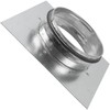 Vent Systems 125mm Duct Connection Flange with EDPM Rubber Gasket,