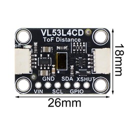 VL53L4CD Flight Time Distance Sensor, I2C 1-1300 mm ToF Distance Sensor Module for Aircraft, MRS159A Flight Time Distance Sensor