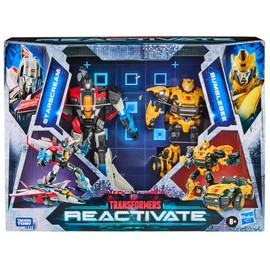 Transformers Transformers: Reactivate Video Game-Inspired Bumblebee and Starscream 2-Pack, 6.5-inch Converting Action Figures, 8+