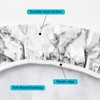 MIPIACE Round Tablecloth Fitted Tablecloth Waterproof Round Table Cloth Wipeable