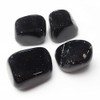 Tumbled Black Obsidian Stones (4 Pack) - 1-1.5 Inch Smooth