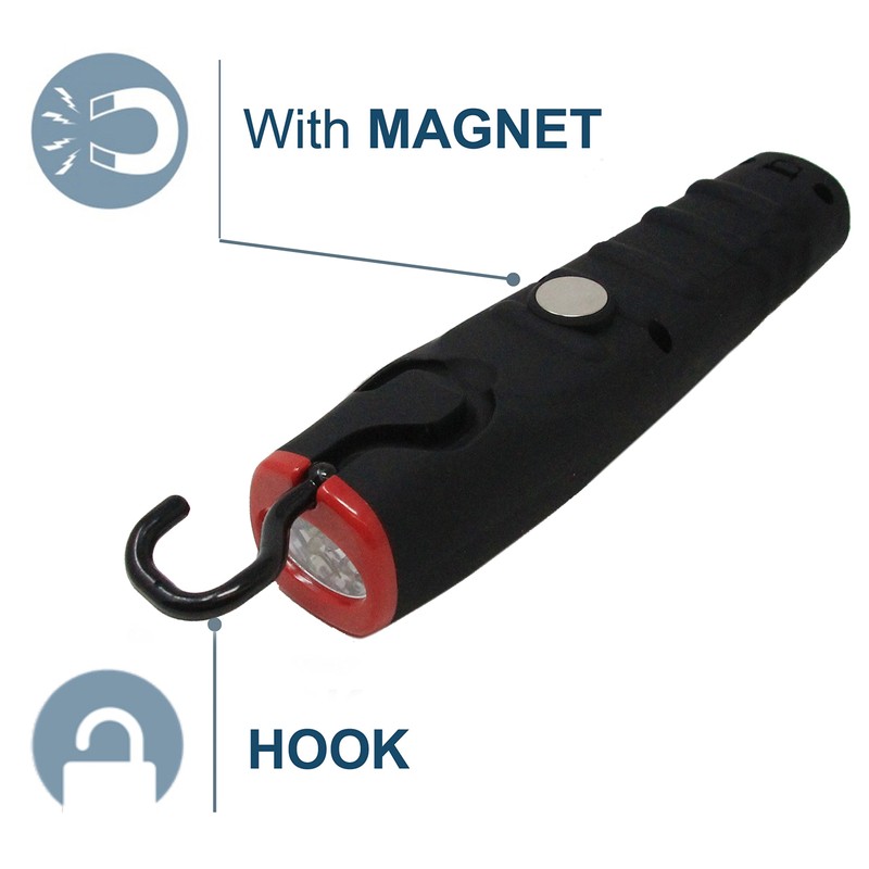 Electraline 58063 Torch with 7 LEDs Work Light 30 Led