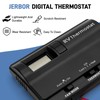 JERBOR Digital Thermostat Replacement for Heat Cool T-Stat Wall Thermostat,