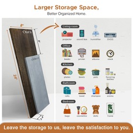 Floating Shelves 24 Inch Long for Wall Set of 3, Rustic Wood Floating Bookshelf for Bedroom, Large Wall Mounted Storage Shelves for Kitchen Bathroom Laundry Living Room TV Books (Dark Brown)