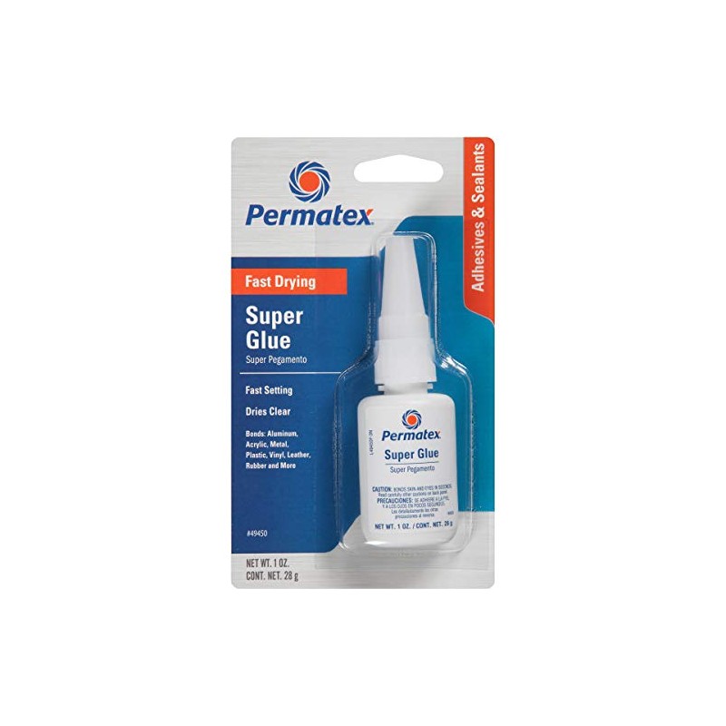 Permatex 49450 Super Glue, 1 oz. Transparent
