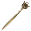 Schooner Bay Co. 9-1/2" Solid Brass Fox Letter Opener- Antique