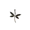 Artisana-Schmuck Amber Pendant Green Dragonfly Set in 925/000 Sterling Silver,