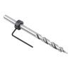 3/8" Twist Step Drill Bit Round Shank With Adjustable Depth