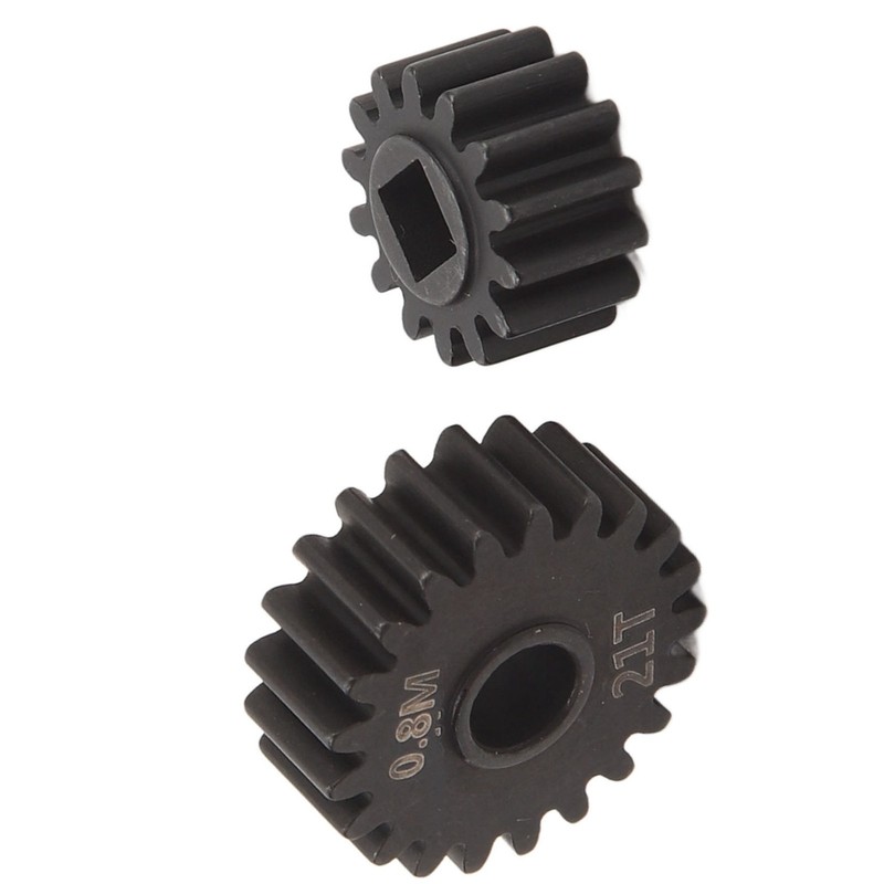 RC Car Reduction Gear Black Steel Smooth Running 0.8M 14T