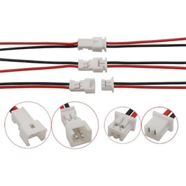 Harissess 460 pieces 1.25 mm JST-MX plug kit, 2/3/4/5/6/7/8/9/10 pin male socket housing with 28AWG premium pre-crimped cables, 1.25 mm pitch MX adapter plug for flight controller