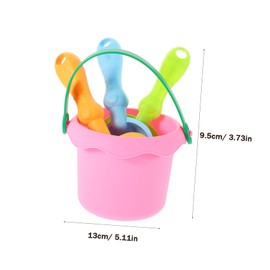 Gatuida Bright Sand for Lightweight Beach Shovel and Bucket Tools for Outdoor Water Play Fun Sand Molds and Excavating Tools for Boys for Sharing with Friends Random Color