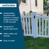 Weatherables Keystone Black Zinc Diecast Metal 1-Sided Key-Lockable Gate Latch