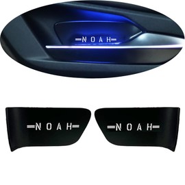 SAWAKAKI Toyota Noah 80 Series Custom-Designed Inner Door Lamp, Logo Illumination LED, 7-Color Switchable, Room Lamp, Interior Custom Parts, Compatible Item, Set of 2