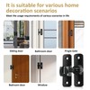 90/180 Degree Door Lock, Black Gate Flip Sliding Barn Gate