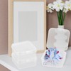 Rumyve 6Pcs Clear Plastic Storage Boxes with Lids - Mini