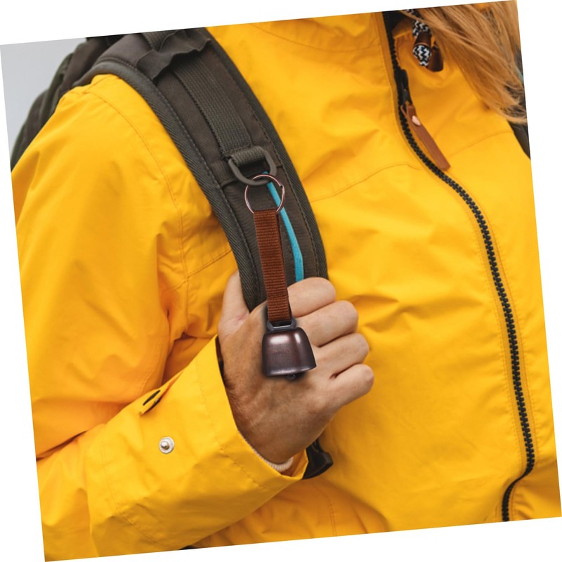 SUPVOX Pair of Sturdy Bear Warning Bells Soft Nylon Webbing