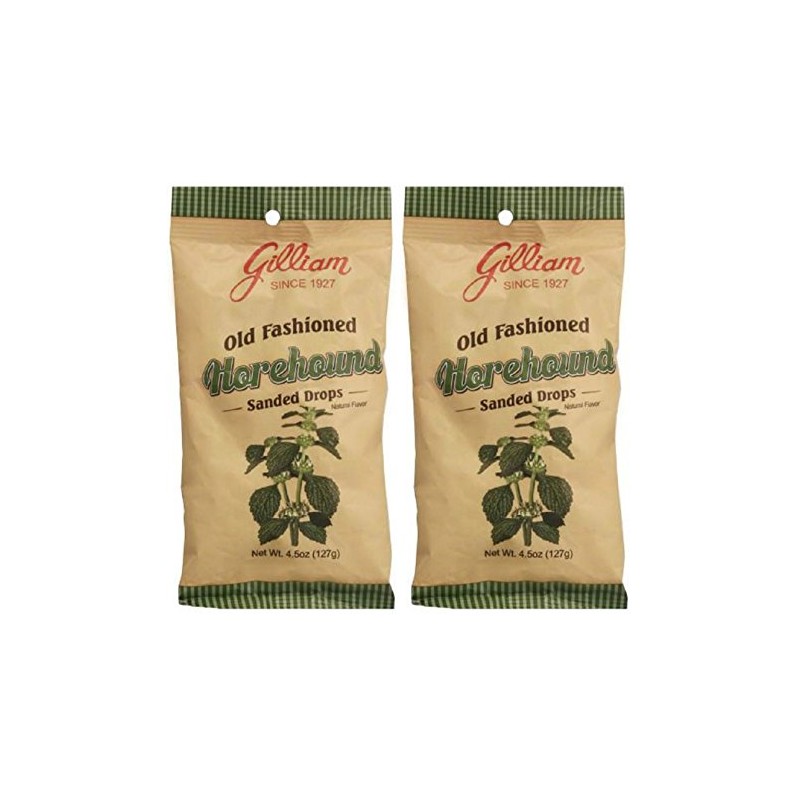 Gilliam Old Fashioned Candy Flavored Sanded Horehound Drops Pack of