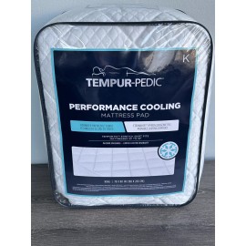 Tempur-Pedic Mattress Pad Performance Cooling Size: KING NEW!