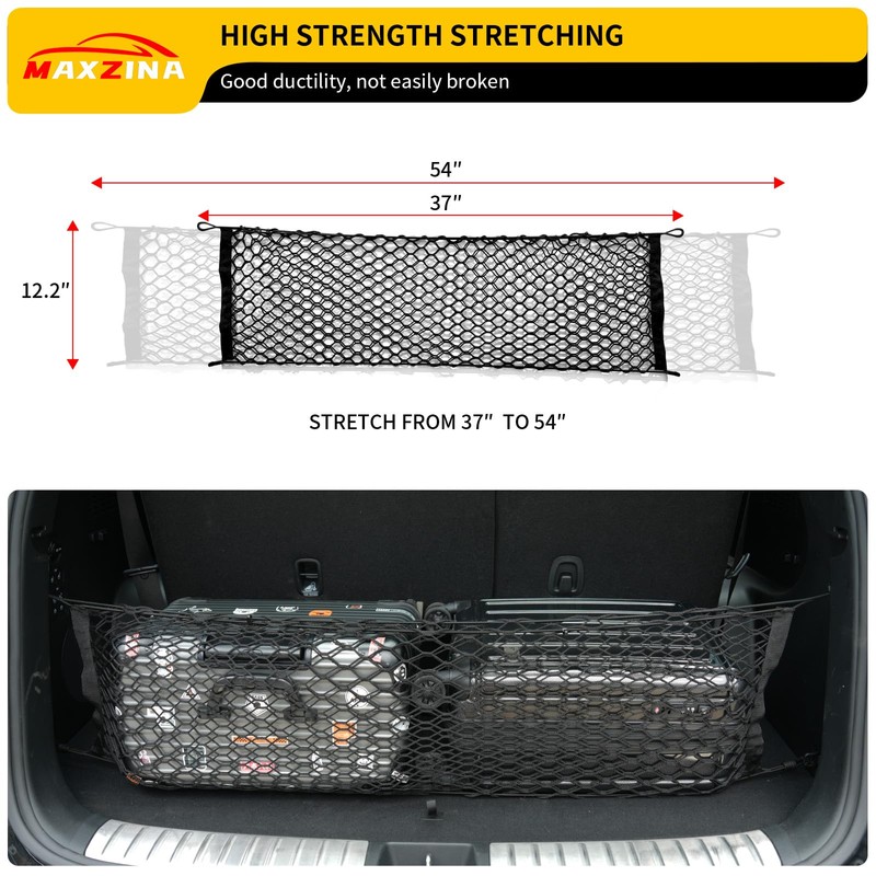 Maxzina Cargo Net Compatible with 2020-2025 Hyundai Palisade Truck Bed