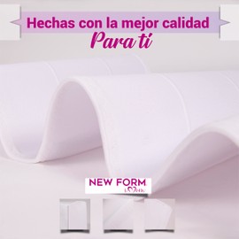 New Form iMom Fajas Postparto Cesarea - Fajas para Mujer Moldeadora Envolvente Corta - Cinturilla para Mujer Moldeadora con Tela de Compresión Colores Blanco y Nude
