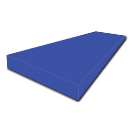 FoamTouch 3" Thick x 24" Wide x 72" Long Blue High Density Foam, Ideal for Foam Padding, Seat Replacement, Chair Cushion Replacement, Wheelchair Seat Cushion and More