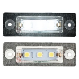 2PCS LED Number Plate Light Canbus Error Free, License Plate Lamp for VW Transporter T5 Caddy Golf Plus Jetta Passat, for Camper Accessories, Waterproof 6500K White Rear Number Plate UK