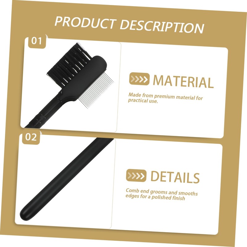 Vaguelly Eyelash Comb and Eyebrow Brush Eyebrow Comb Eyebrow Brush