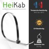 HeiKab Industrial Cable Ties Professional Cable Ties UV-resistant Black