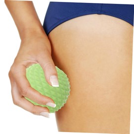 Baluue 2pcs Fitness Massage Balls for Myofascial Release Portable Acupoint Massage Tool for Back Neck and Foot Relief Home Gym and Yoga Use Pink Green