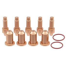 Plasma Cutting 30A Tips 770796&Electrodes 770791+Orings Kit for Hobart Airforce 27i Plasma Cutter XT30R Torch Consumable Kit(PK12, 30Amp)