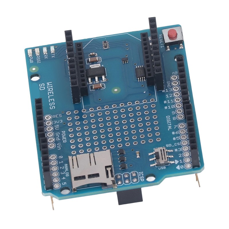 Prototype Screw Shield Wireless On Board Storage Card Slot Terminal
