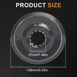 PSLER Flywheel Guard - 2PCS Diameter 138 mm Freewheel Spoke Protector for Mountain Bike Road Bike