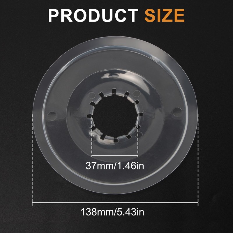 PSLER Flywheel Guard - 2PCS Diameter 138 mm Freewheel Spoke