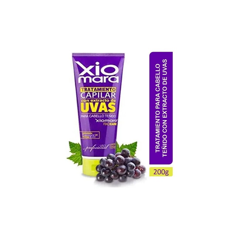 Tratamiento Uvas Para Cabello Teido Y Procesado 200grs