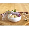 IMUSA USA IMU-71206 Onion & Garlic Saver/Container with Clear Cover,