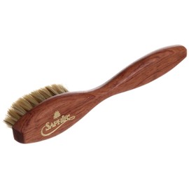 Saphir Spatula Brush - Bubenga Wood with Real Boar Bristle - Made in France (Light Bristles)