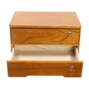 ILWorkTLs 2 Drawers Wooden Desktop Storage Box,Small File Cabinet with