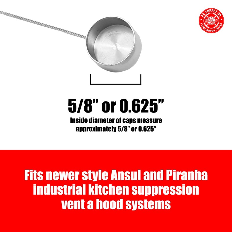 FD Supply Co. Metal Blow Off Caps for Ansul R102