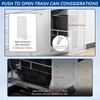 Insputer Pull Out Trash Can Under Cabinet with Soft-Close Slides,