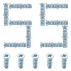 55 PCS Drawer Rail Euro Screws Compatible with IKEA 100349,