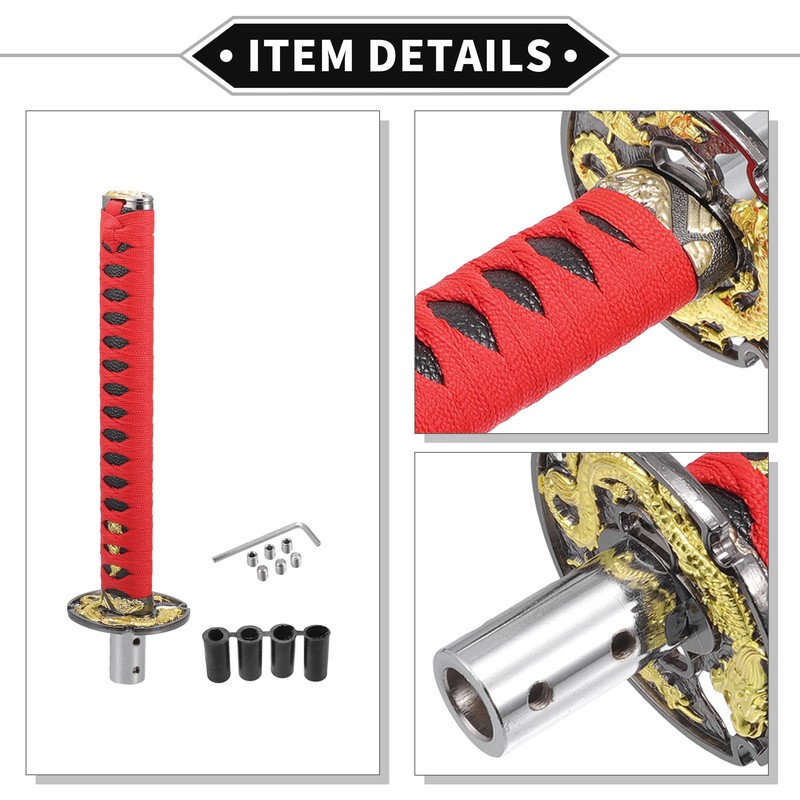 VekAuto Gear Shifter Knob Kit, 31cm Stick Shifter Lever Knob