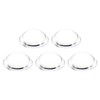 PATIKIL 5pcs Diameter 34mm Height 13.5mm Flat Convex Lens Acrylic