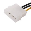 Ruilogod PCI Express 6-Terminal a Double Power 4-Terminal Tarjeta de