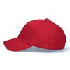 Lacoste Leather Belt Side Logo Cap (Red), red