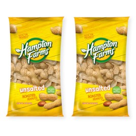 Hampton Farms Unsalted Peanuts in The Shell 10 oz 2 Pack